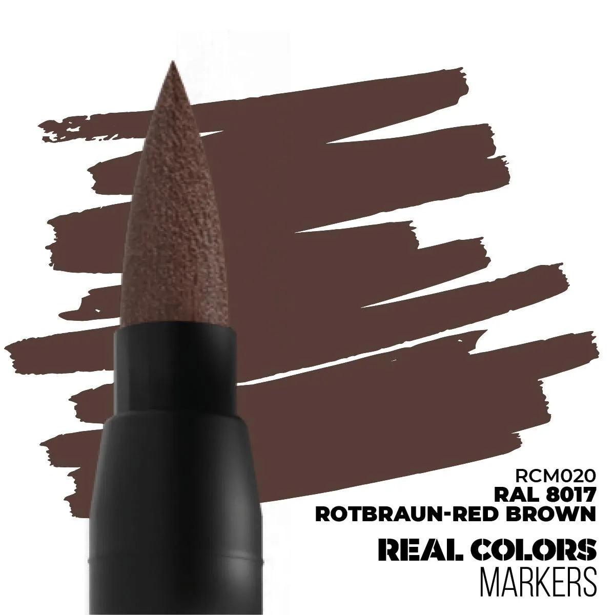 AK Interactive RCM020 RC Markers RAL 8017 Rotbraun-Red Brown