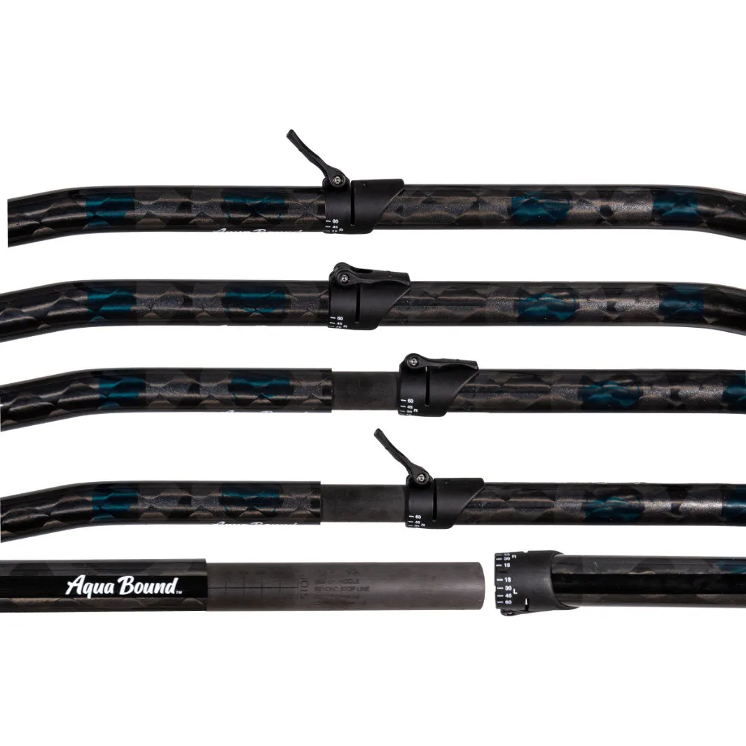 Aqua-Bound Aerial Major Carbon Versa-Lok Bent Shaft 4-Piece Kayak Paddle