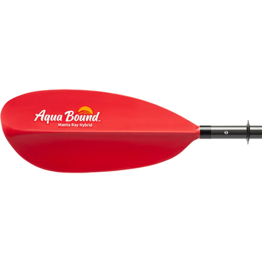 Aqua Bound Manta Ray Hybrid Posi-Lok 4-Piece Kayak Paddle