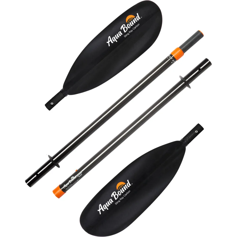 Aqua-Bound Sting Ray Carbon Posi-Lok 4-Piece Kayak Paddle