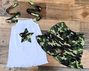 Army Camouflage Short Set