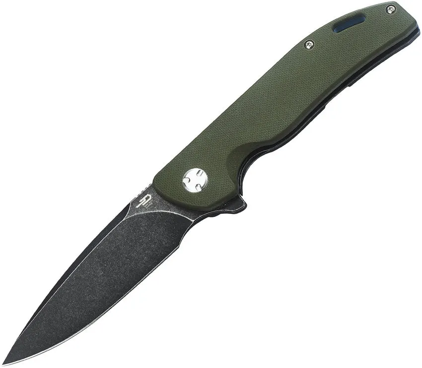 Bestech Knives Bison Framelock Green