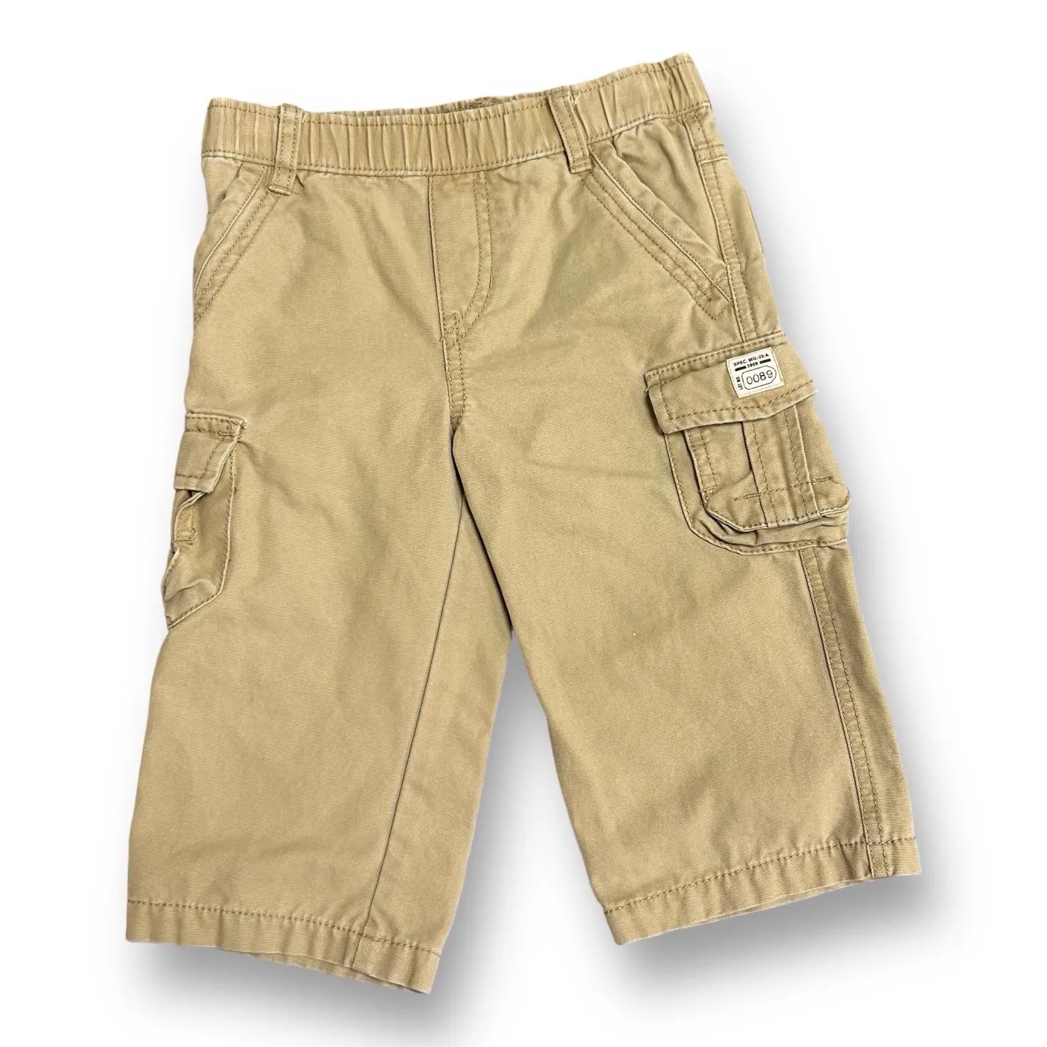 Boys Children's Place Size 18 Months Elastic Waist Khaki Cargo Pants