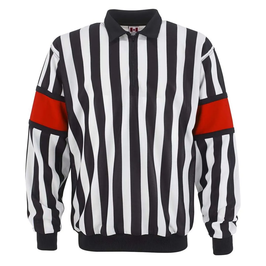 CCM Senior Pro 150 Hockey Referee Jersey (Red Arm Band)