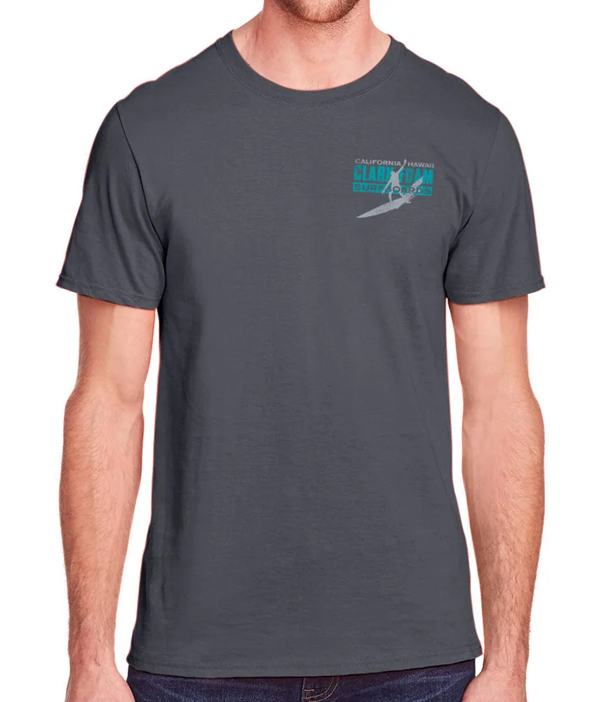 Clark Foam Surfboards Drop In Crest T-Shirt