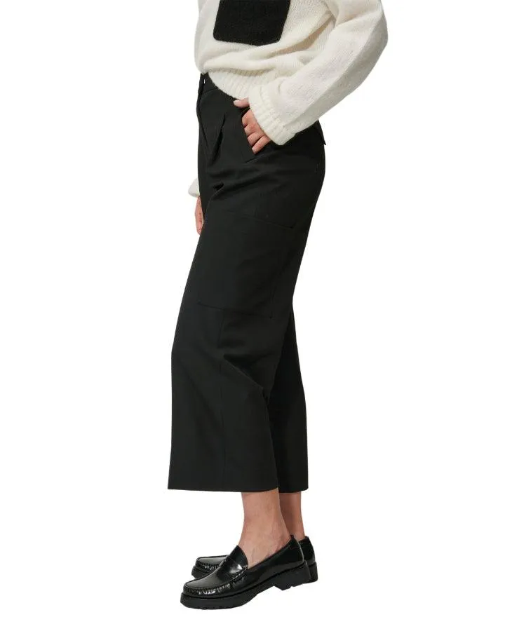 Cropped Patch Cargo Pocket Pant