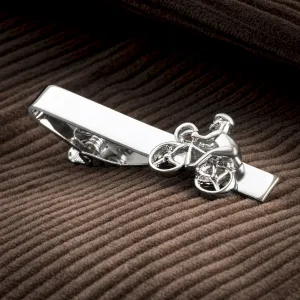 Cyclist Tie Bar