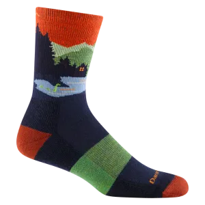 Darn Tough Close Encounters Micro Crew Midweight Hiking Sock (Men's) - Eclipse