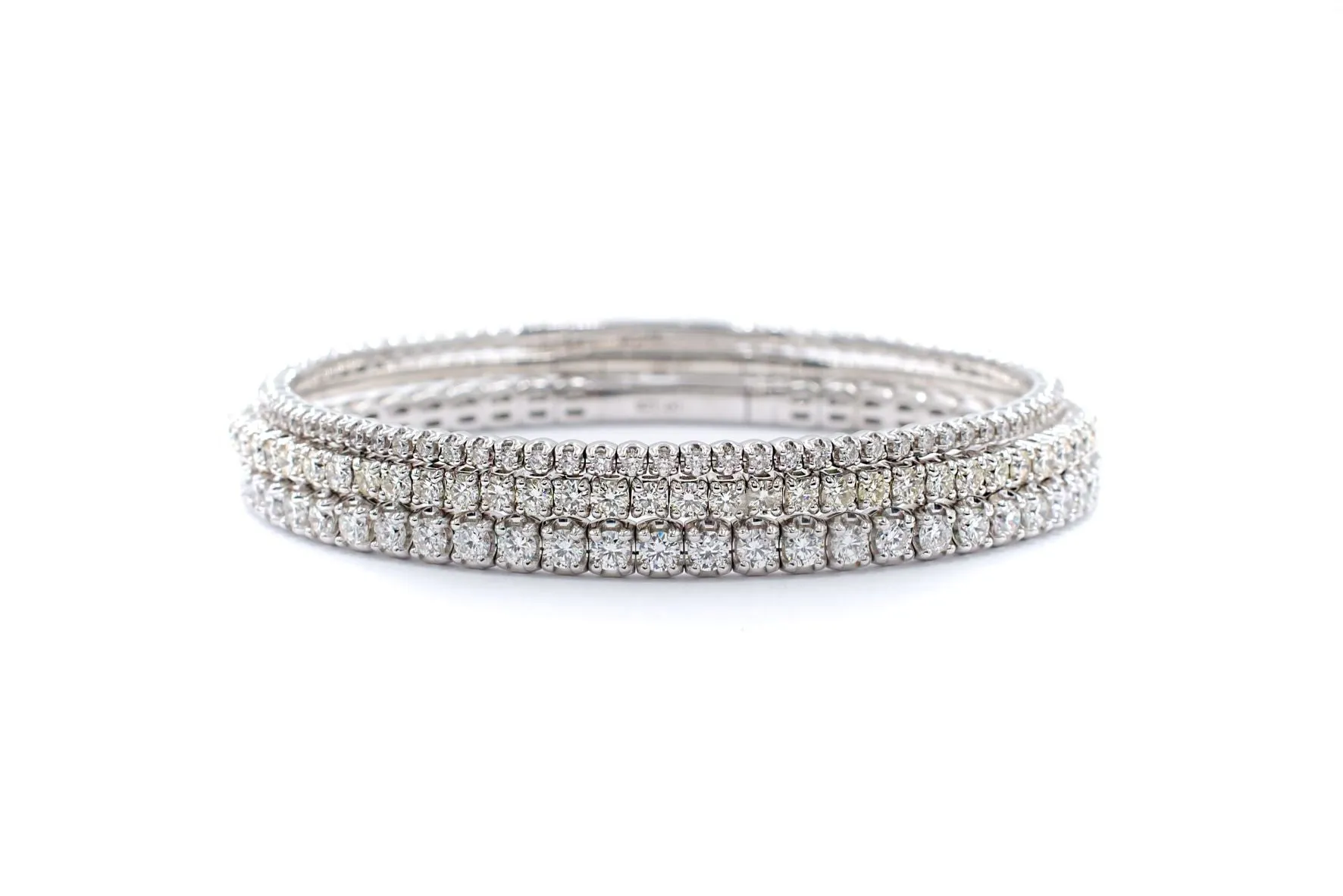 Flexible Diamond Tennis Bracelet