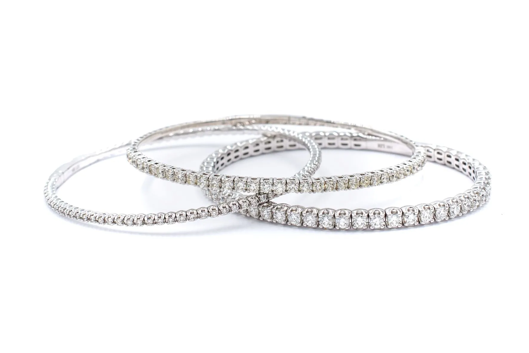 Flexible Diamond Tennis Bracelet