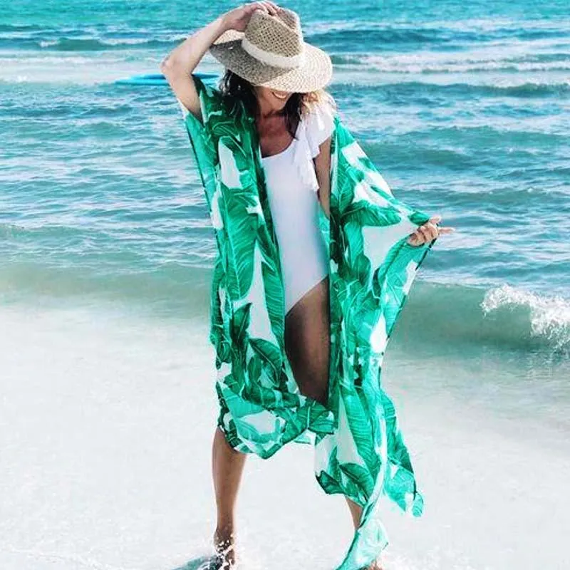 Floral Print Bikini Beach Cover-ups