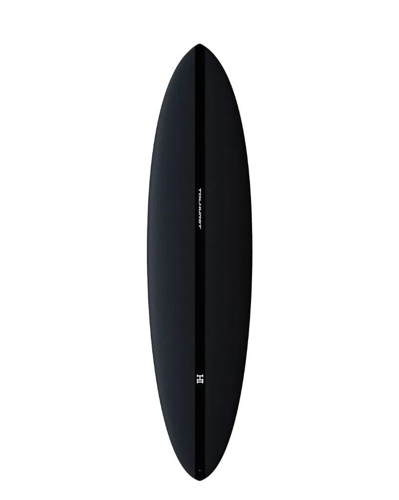 HI Mid 6 Mini - Thunderbolt Black Surfboard