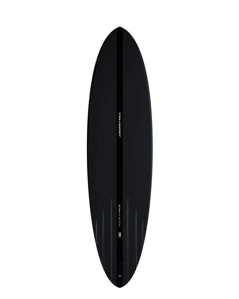 HI Mid 6 Mini - Thunderbolt Black Surfboard