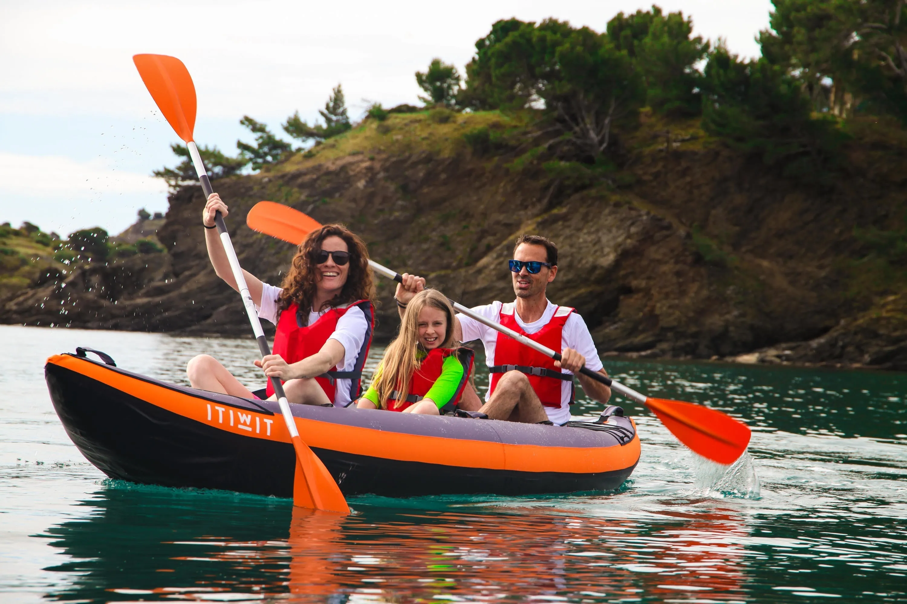 Itiwit Inflatable Recreational Touring Kayak 2 or 3 Person