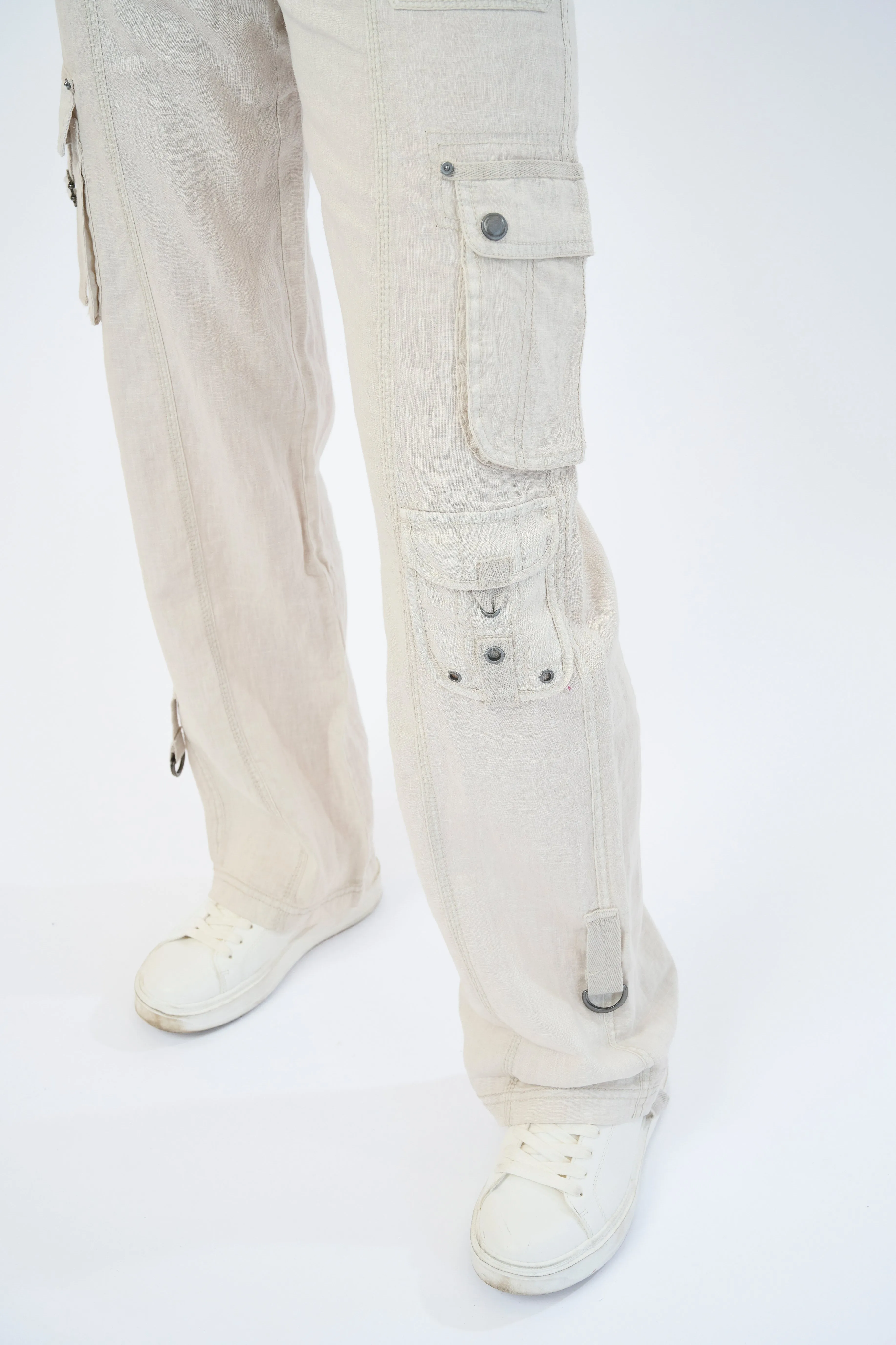 Ivelisse Linen Cargo Pant