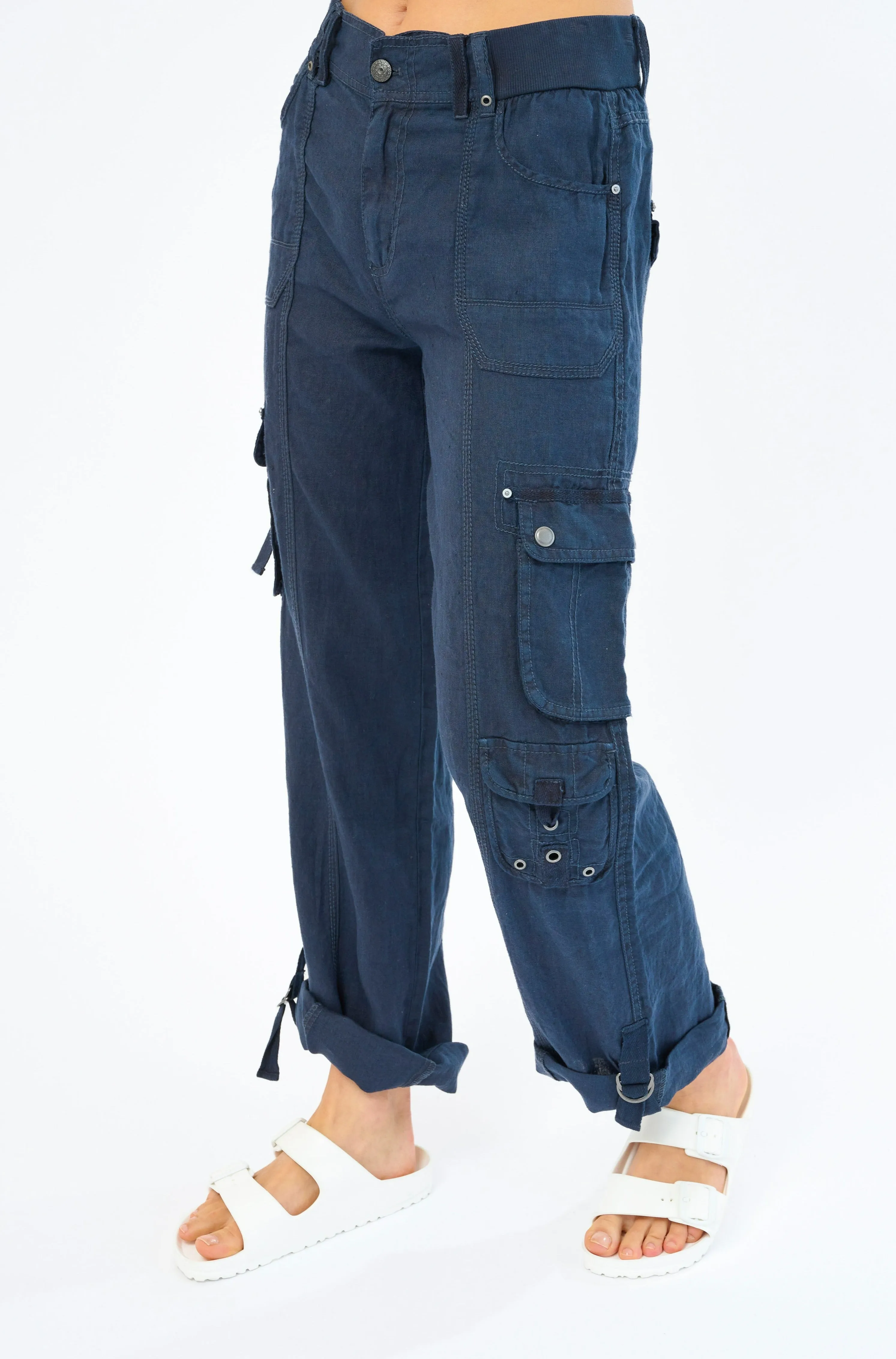 Ivelisse Linen Cargo Pant