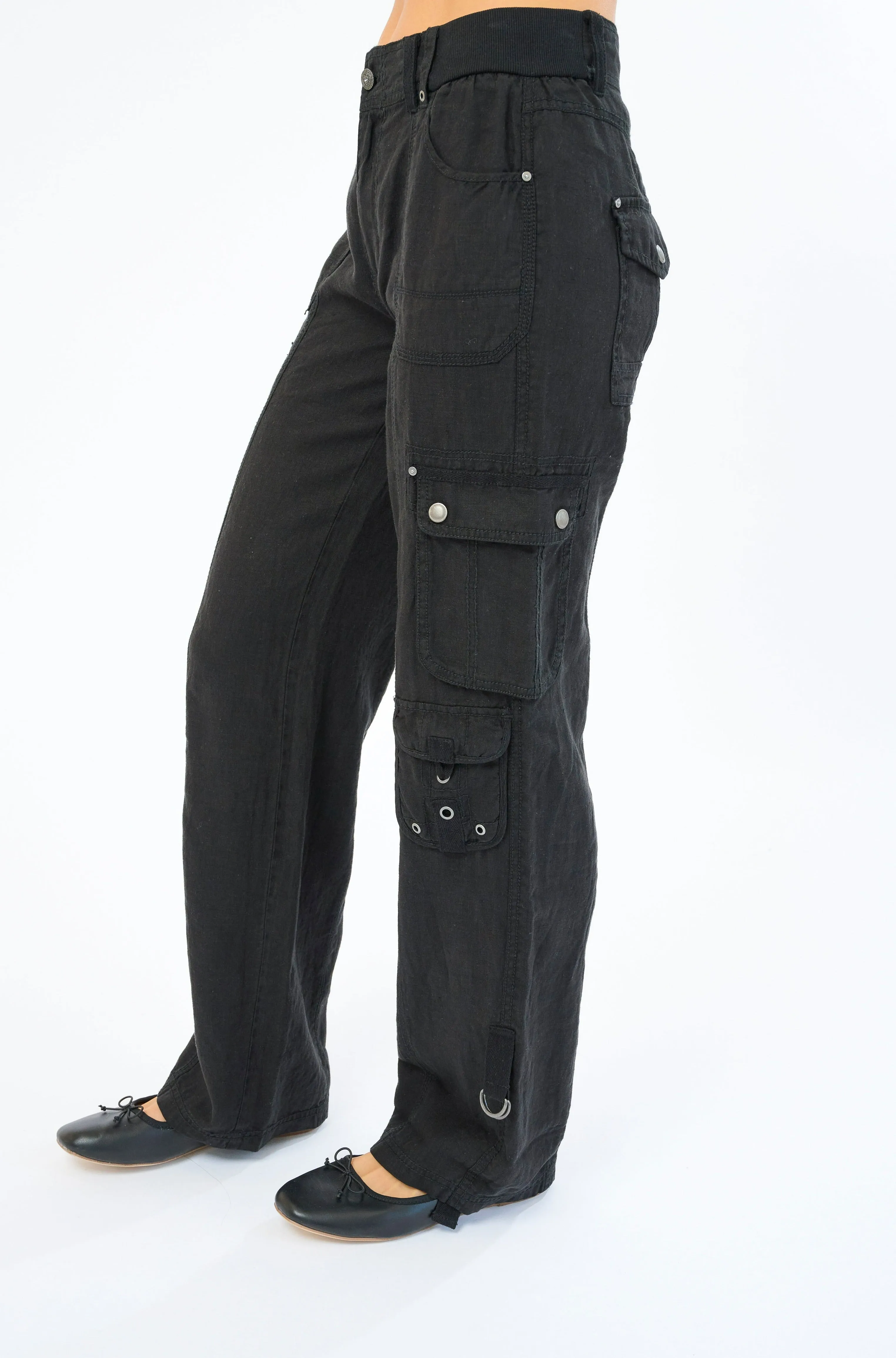 Ivelisse Linen Cargo Pant