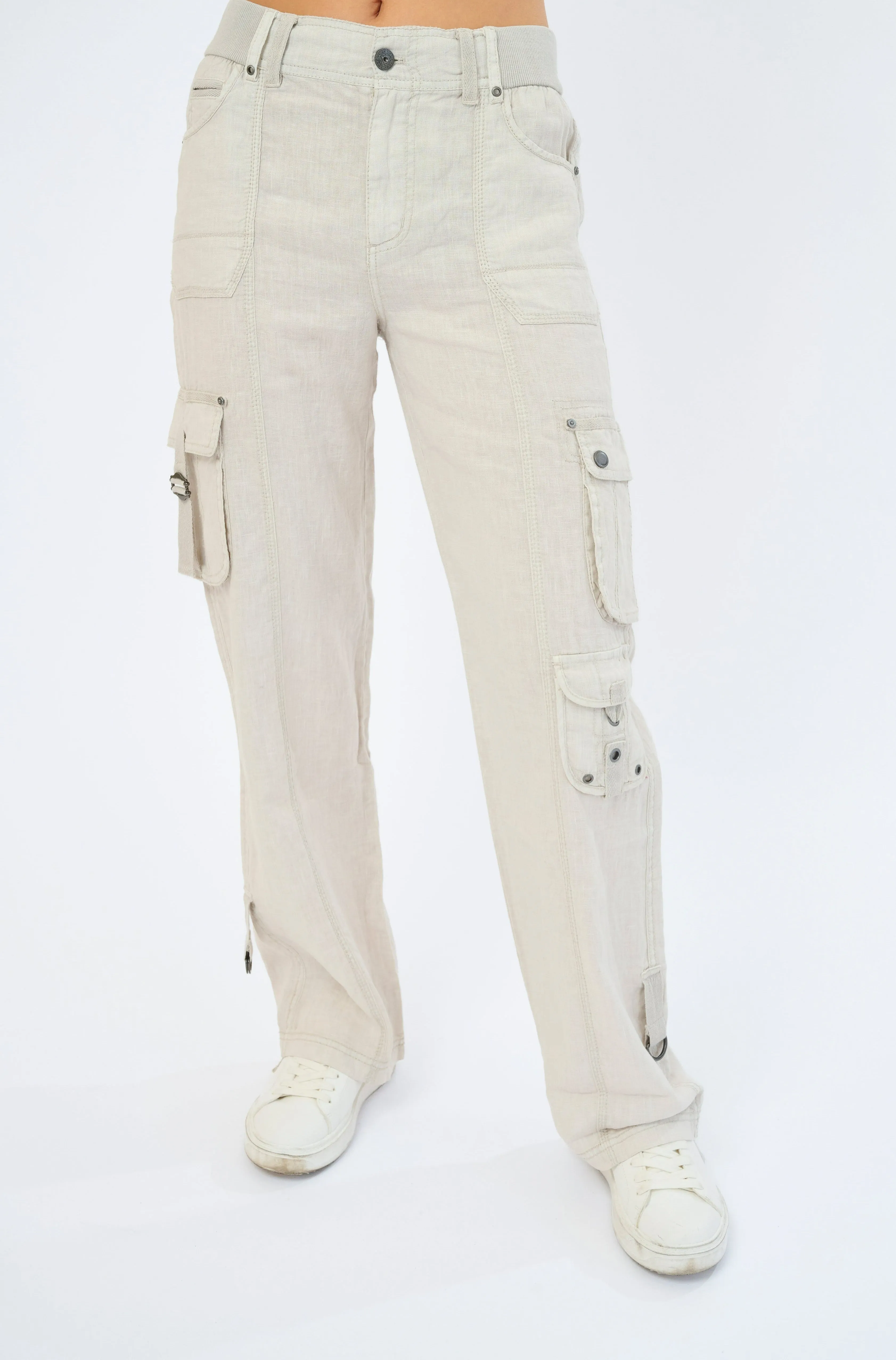 Ivelisse Linen Cargo Pant