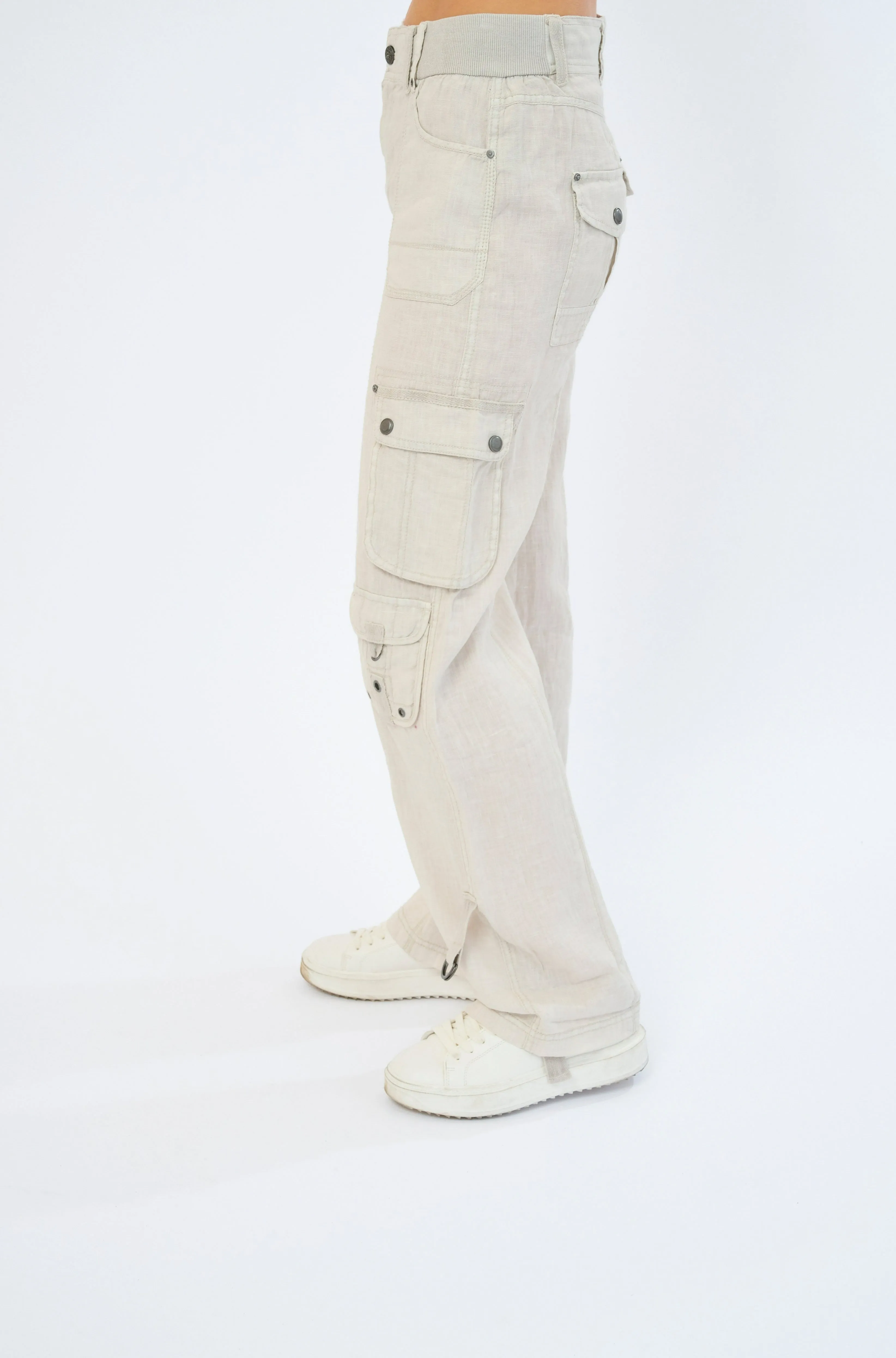 Ivelisse Linen Cargo Pant