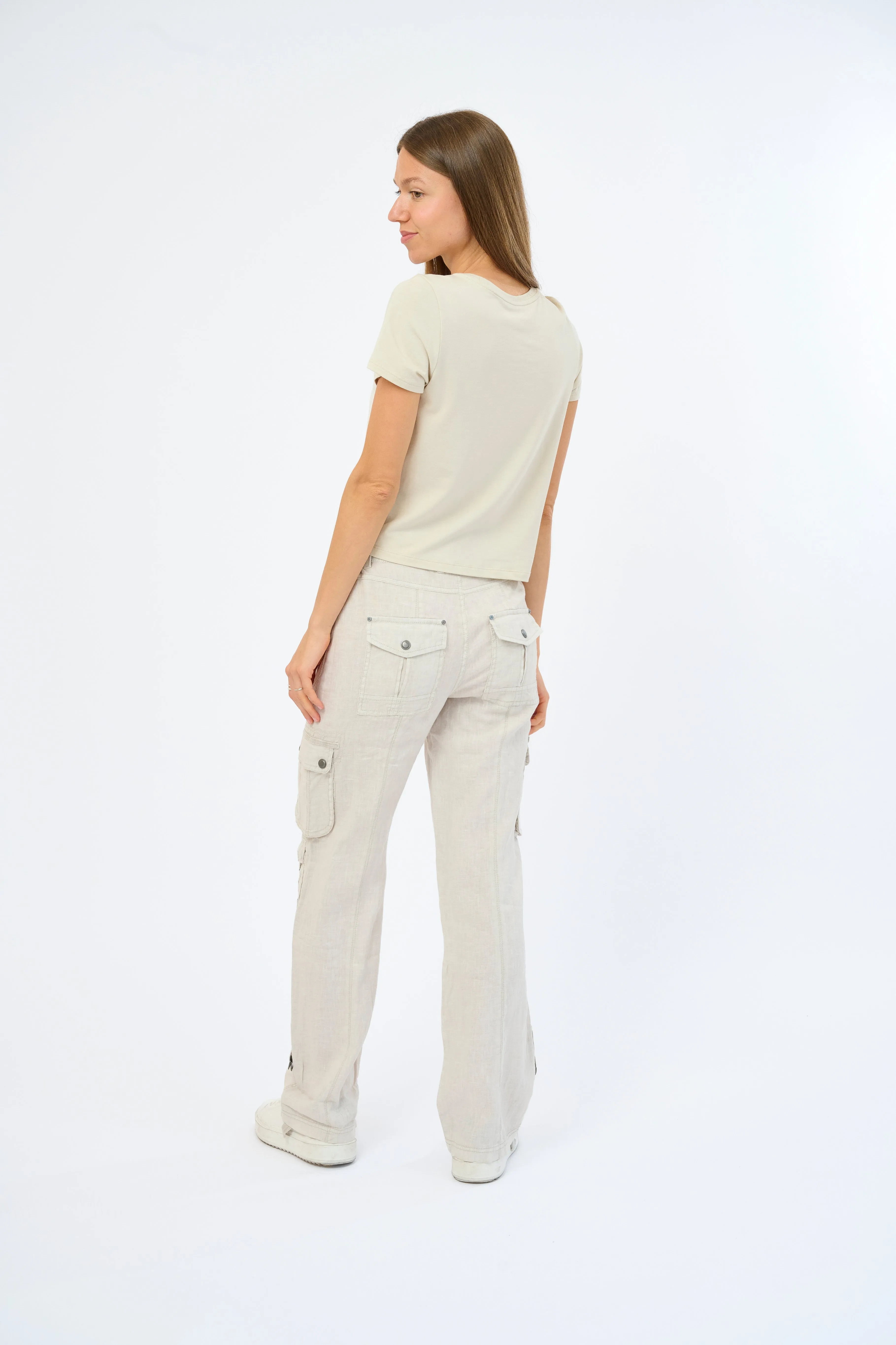 Ivelisse Linen Cargo Pant