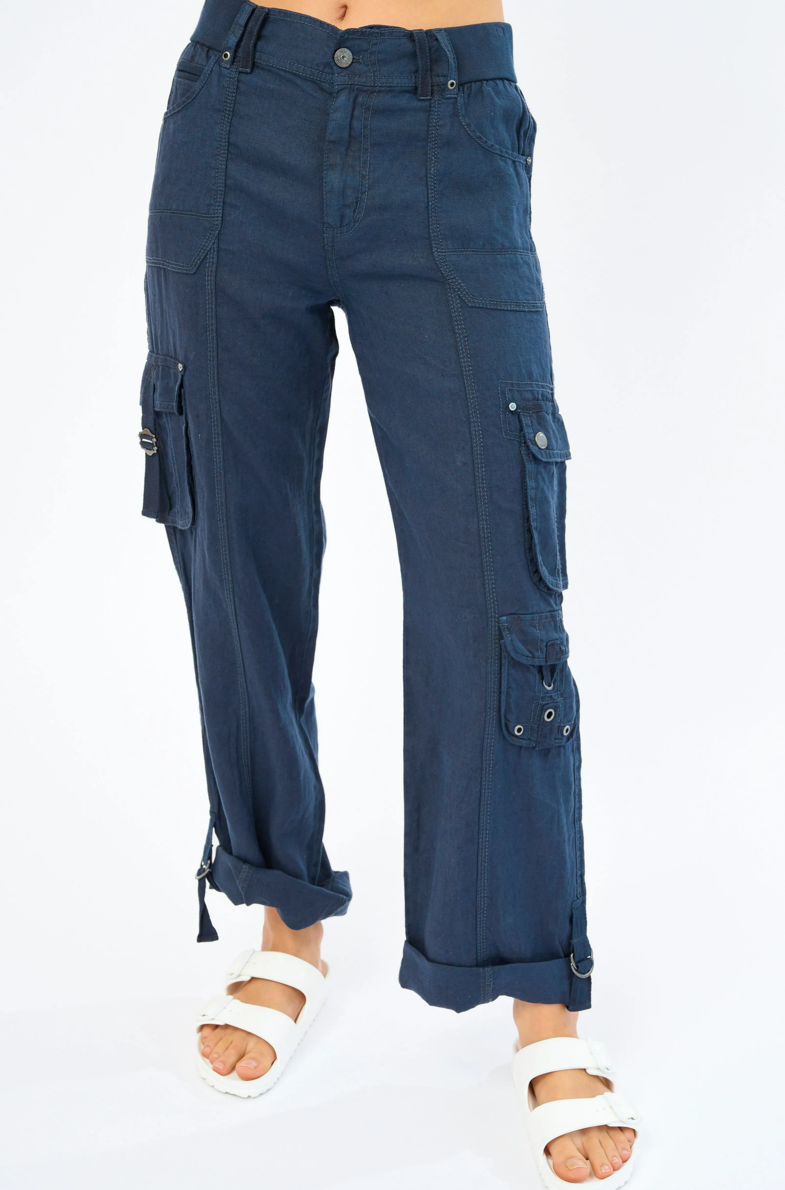 Ivelisse Linen Cargo Pant