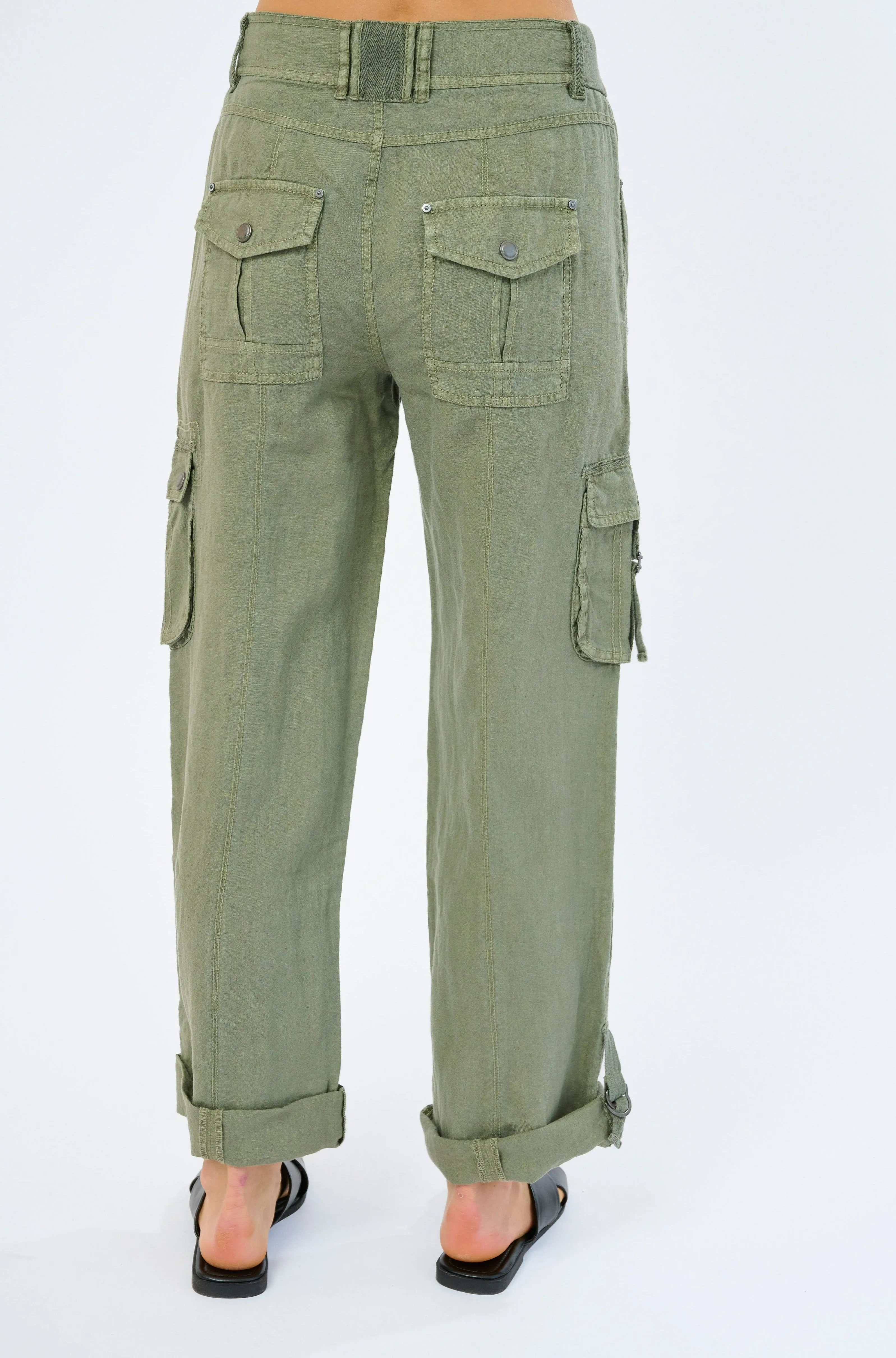 Ivelisse Linen Cargo Pant