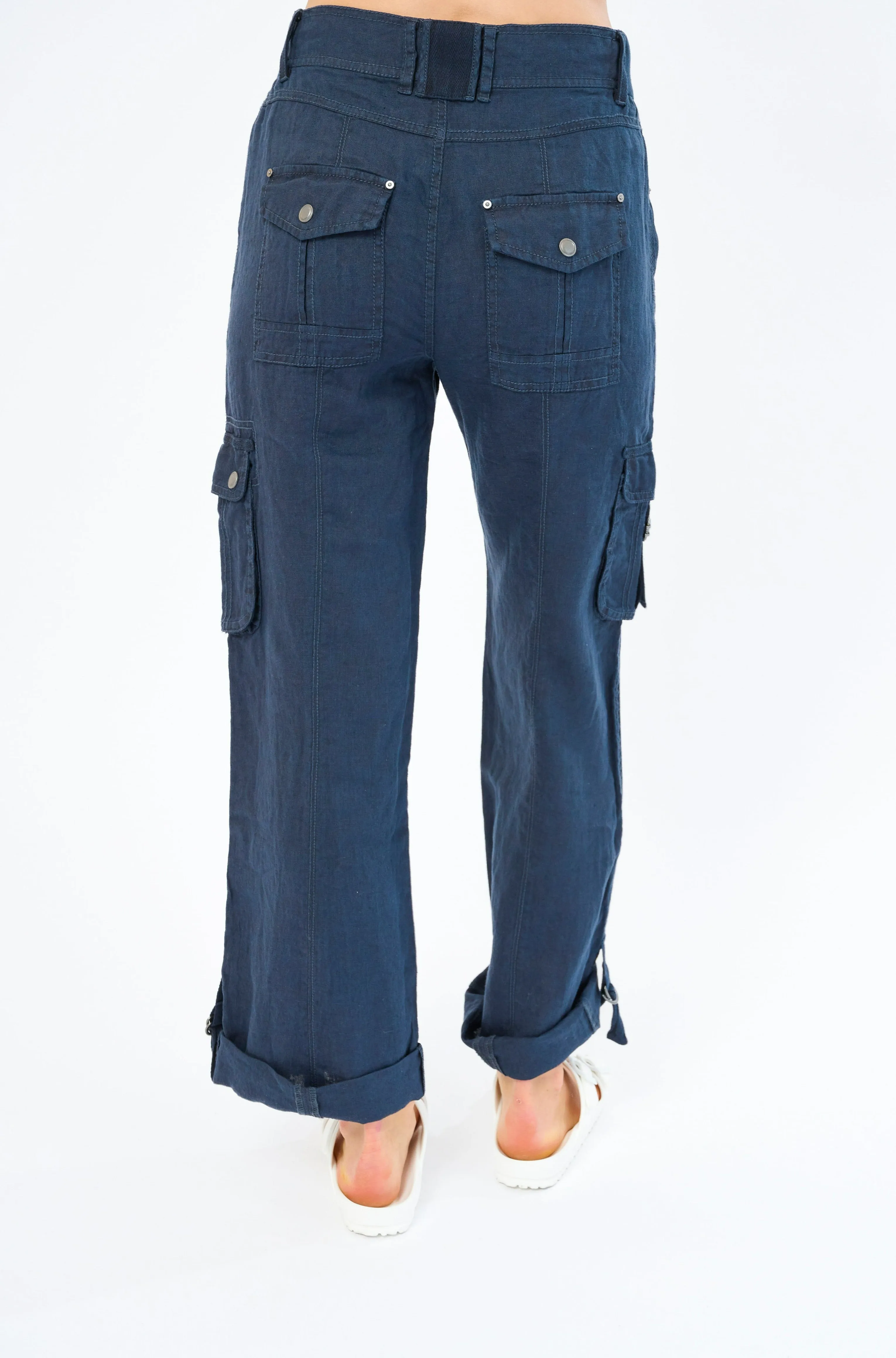 Ivelisse Linen Cargo Pant