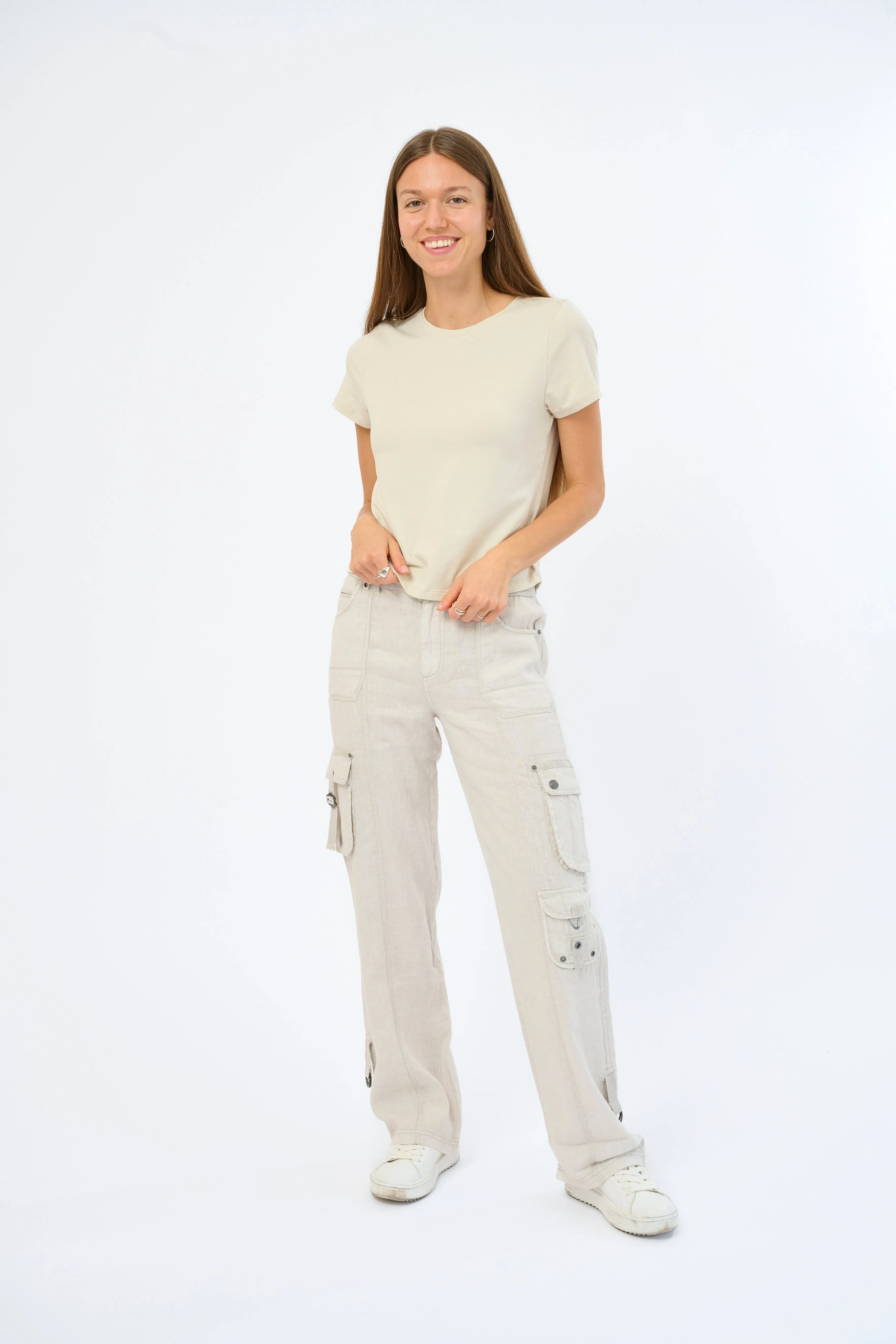 Ivelisse Linen Cargo Pant