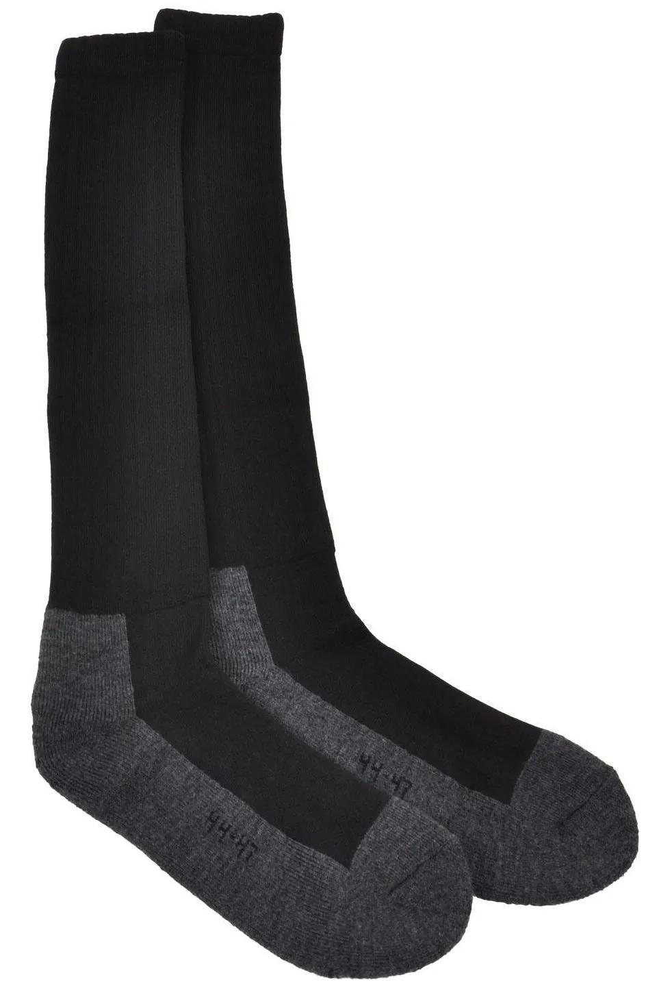 KLAZIG socks Black/Grey long knee length work socks 36800