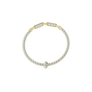 Ladies Round Solitaire Tennis Bracelet UBB04220YG