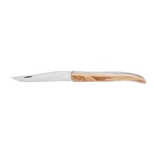 Laguiole En Aubrac Backpacker's Folding Knife (12cm) - Olive Wood