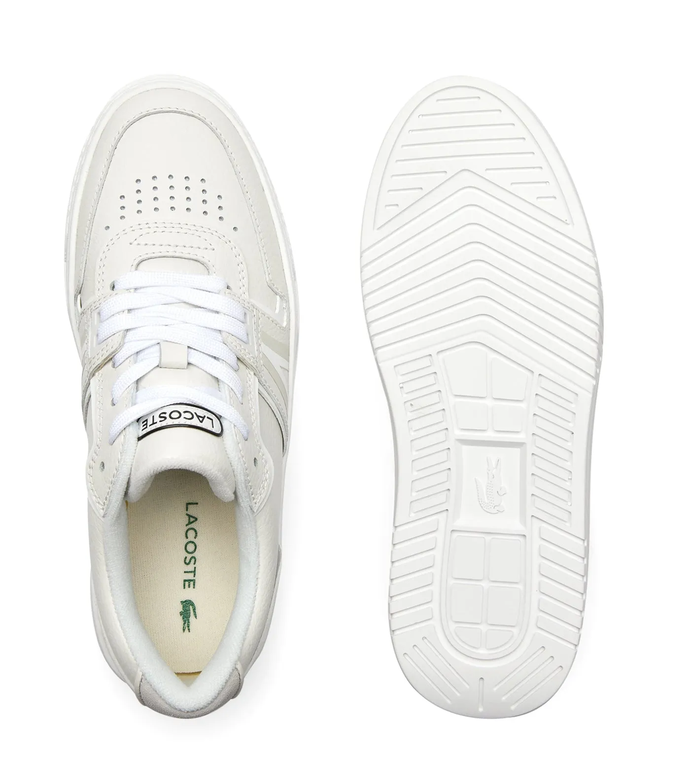 Men's L001 0321 1 Leather Sneakers White/Off White