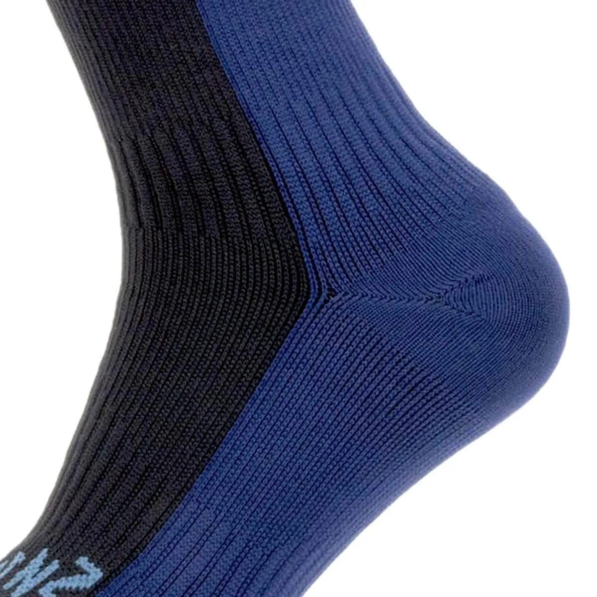 Men's socks SealSkinz Waterproof Cold Weather Mid Length, black/dark blue