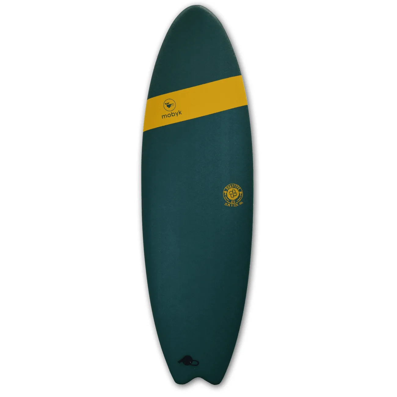 Mobyk Quad Fish 6'0 Softtop Surfboard Mallard Green