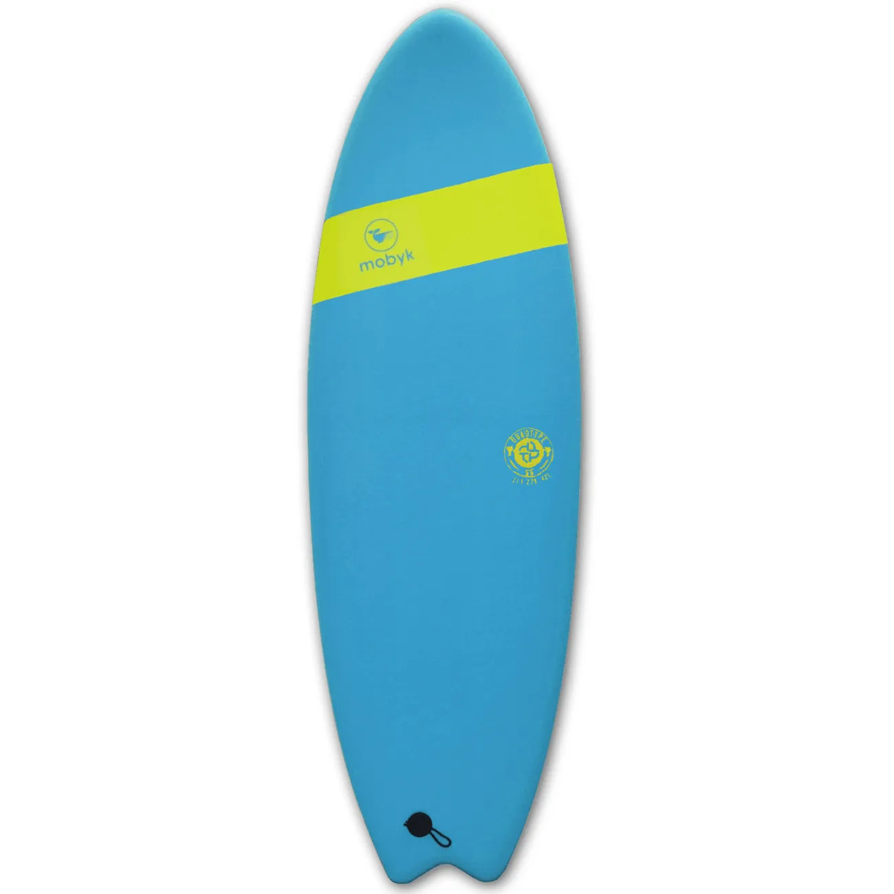 Mobyk Quad Fish 6'6 Softtop Surfboard Blue Curacao