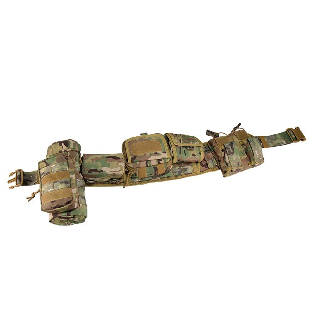 Molle Tactical Waist Pack Outdoor Combination Belt Kit