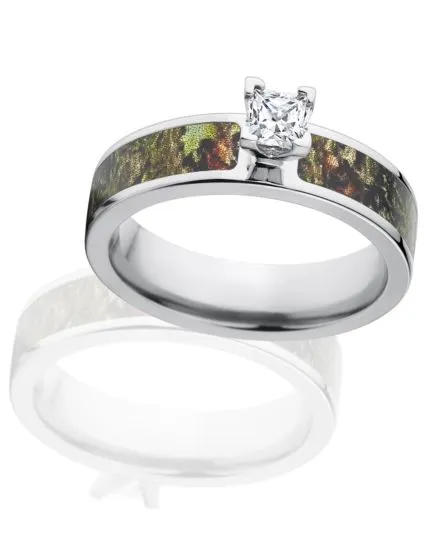 Mossy Oak Obsession Camo Engagement Ring w/ 1/2 CTW 14k Setting