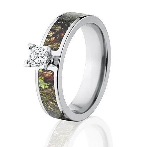 Mossy Oak Obsession Camo Engagement Ring w/ 1/2 CTW 14k Setting