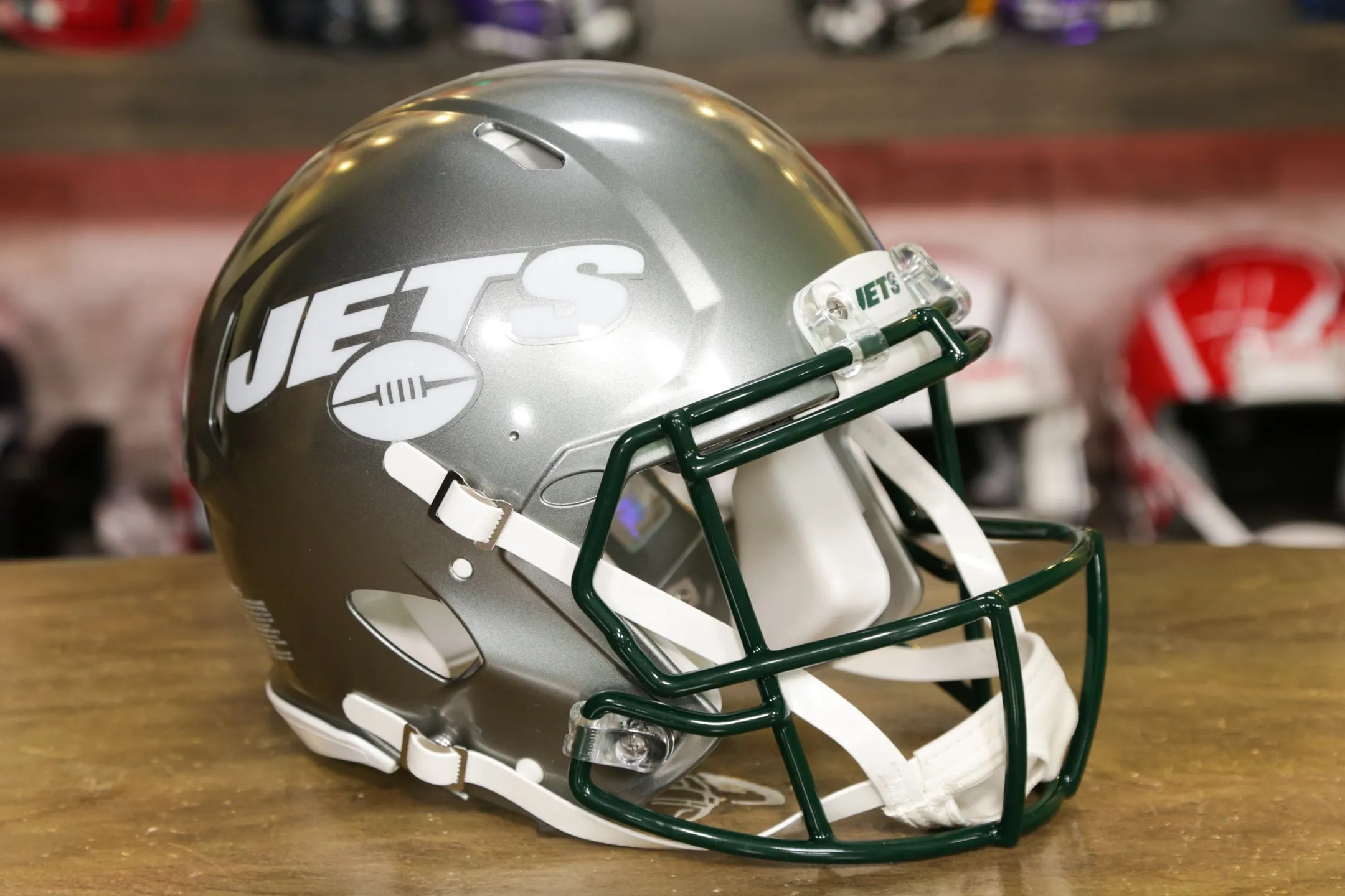 New York Jets Riddell Speed Authentic Helmet - Flash