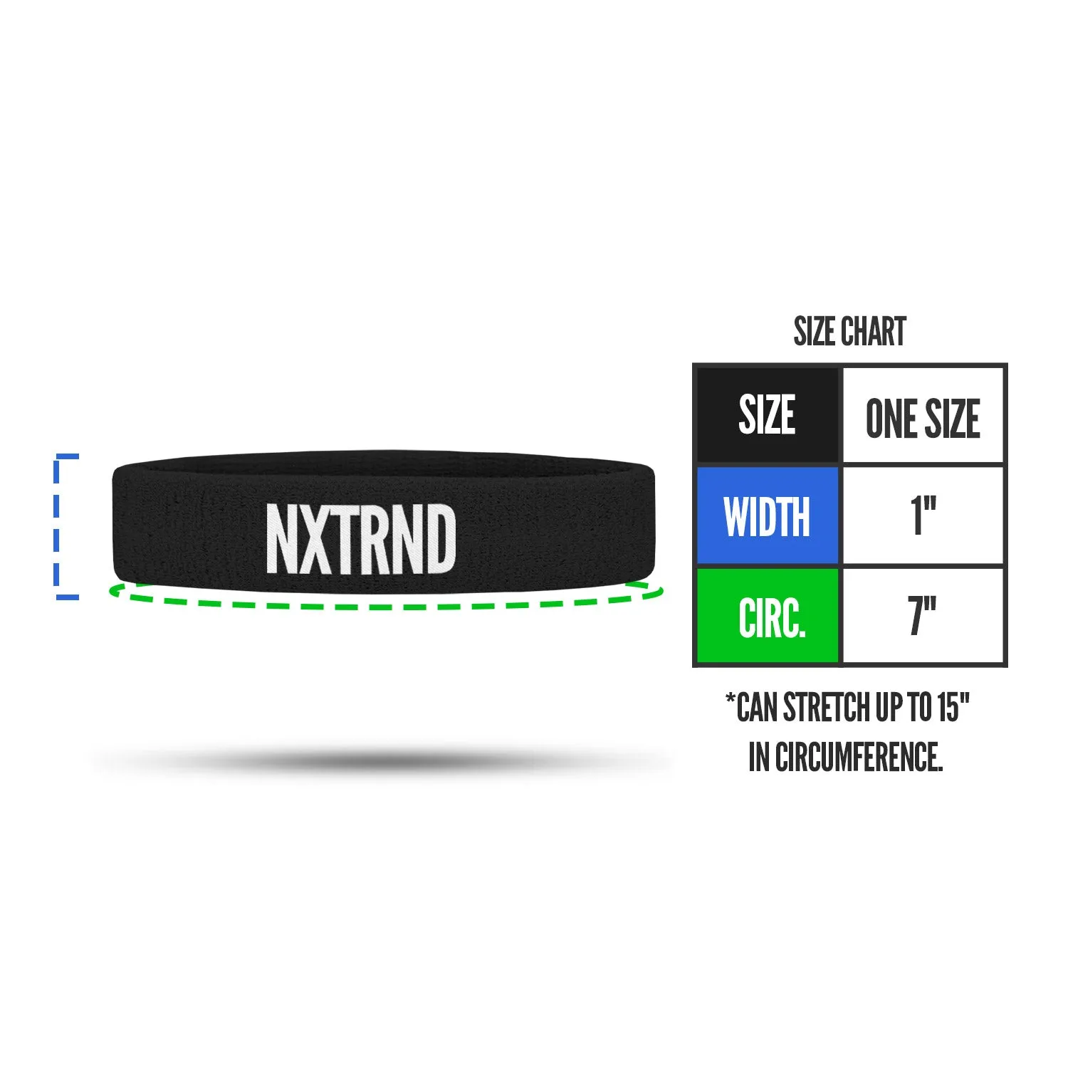 NXTRND Arm Bands Black (1 Pair)