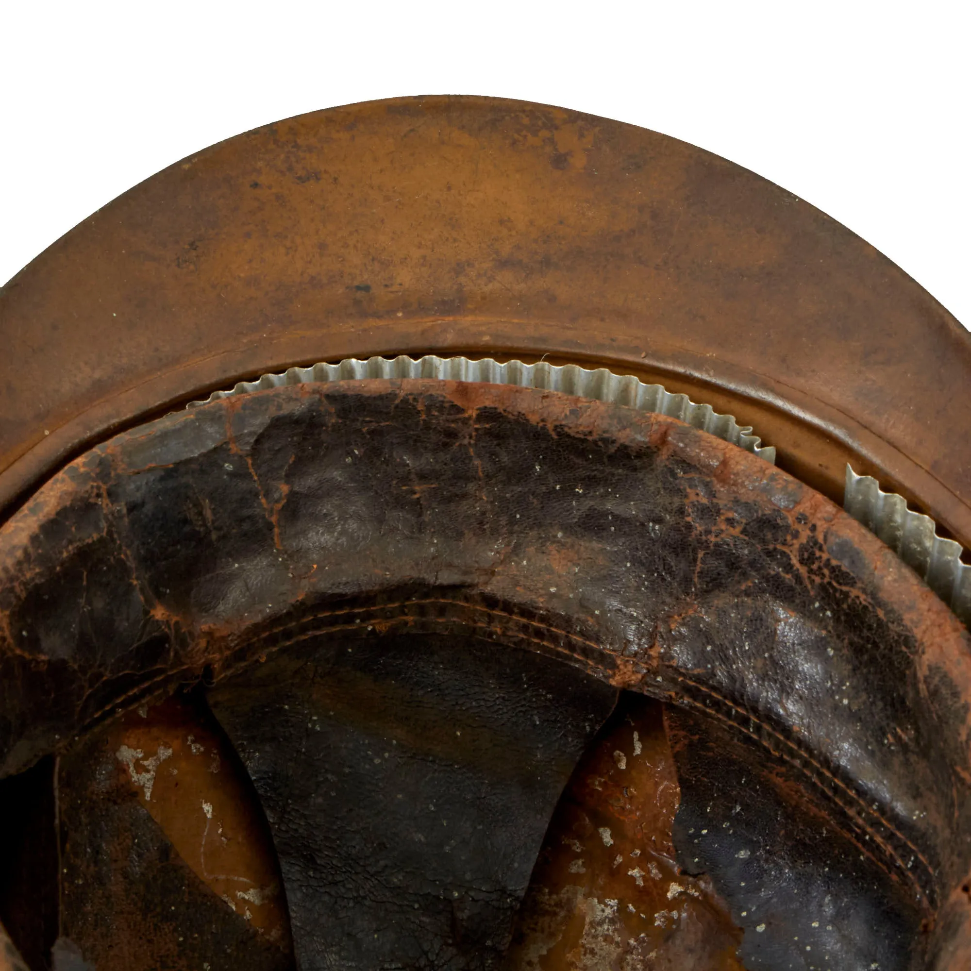 Original Rare Russian WWI 2nd Issue M-1915 French Adrian Helmet with Russian Plate