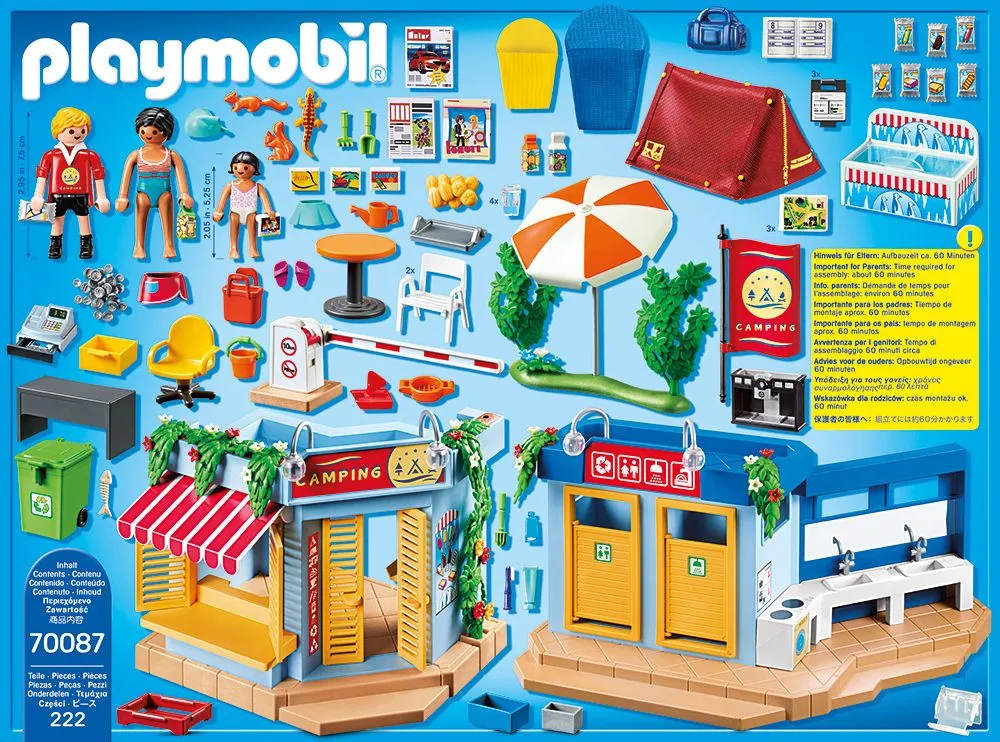 Playmobil 70087 Family Fun Large Campground