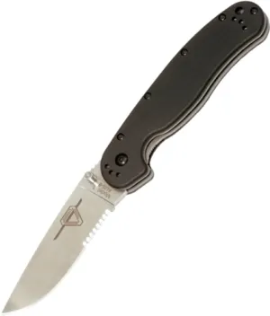 RAT M1 Satin Serrated Edge