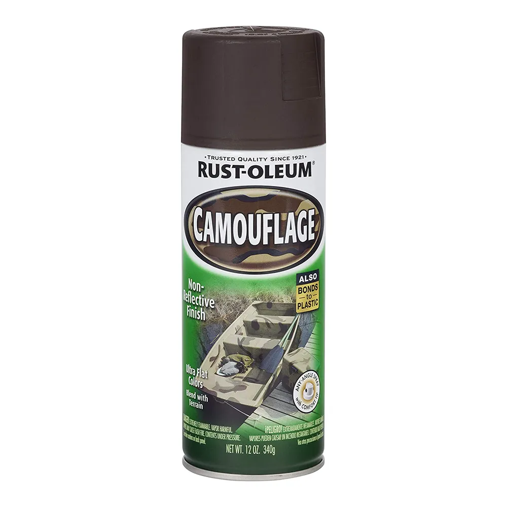 RUST-OLEUM Camouflage Spray 340g Aerosol Ultra Flat Earth Brown