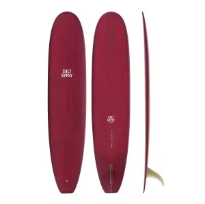 Salt Gypsy Dusty Retro 9'0 Longboard Merlot Tint