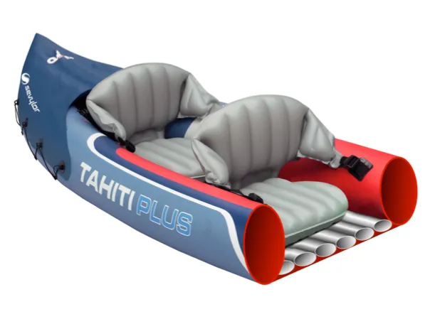 Sevylor Tahiti Plus Inflatable Kayak with 2 x Kayak Paddles & Bravo 4 Handpump 2   1 Persons - 2024 Model - SPECIAL OFFER WHILST STOCKS LAST