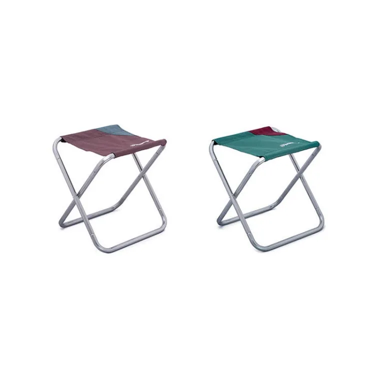 ShineTrip Outdoor Large Folding Stool Outdoor Camping Fishing Portable Folding Stool(Dark Green)