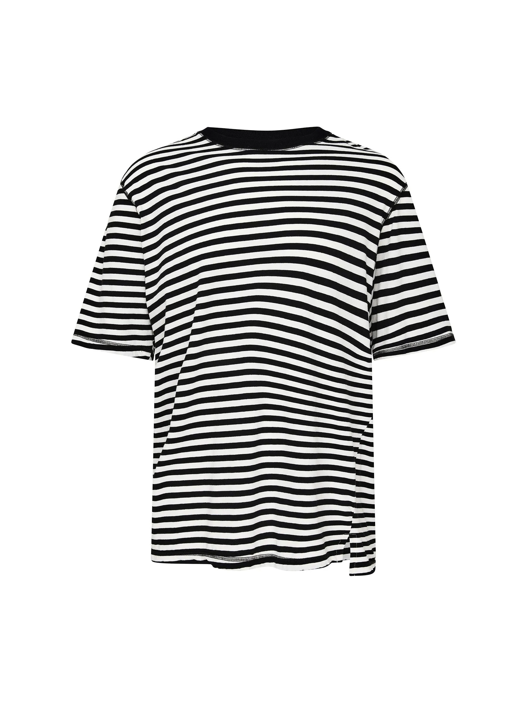 stripe slouch fit t.shirt