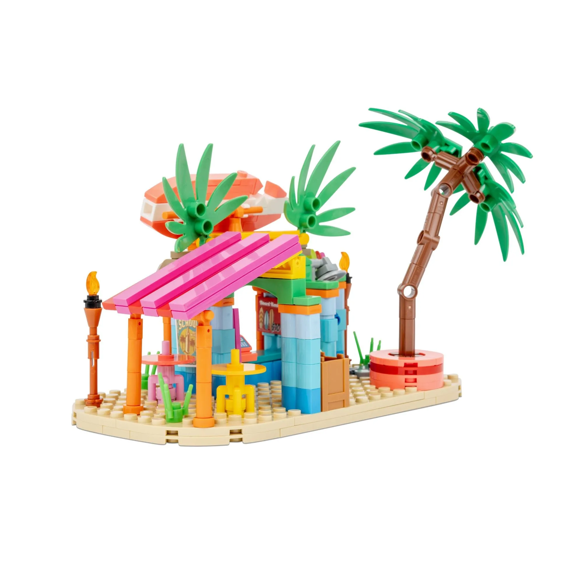 Surf's Up Surf Shop Brick Set