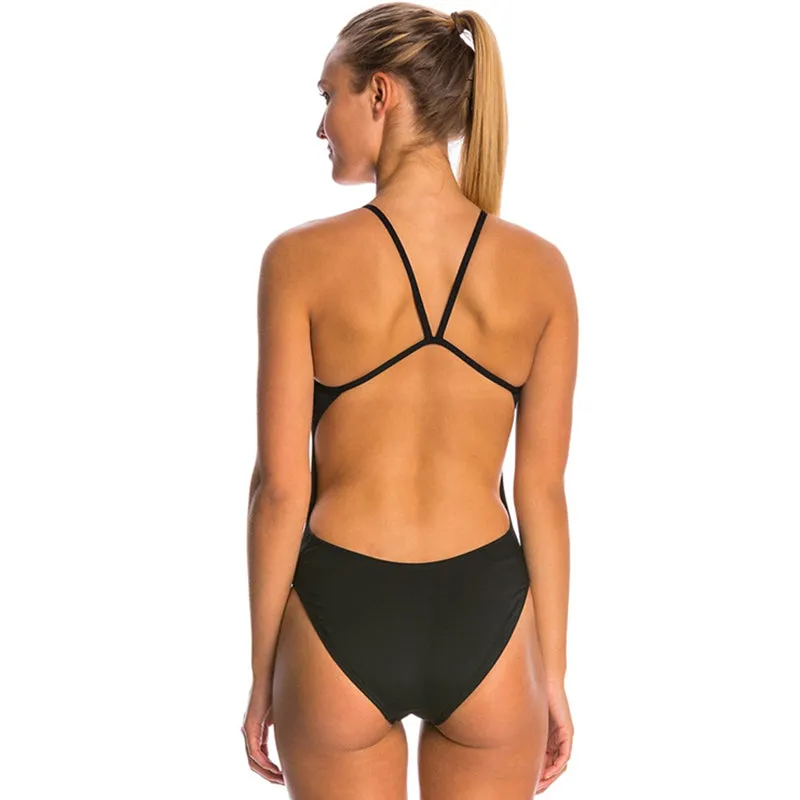 TYR - Solid Durafast One Cutoutfit Swimsuit - Black